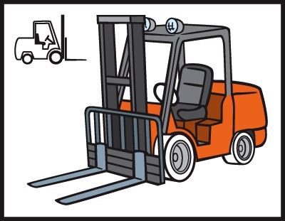 Class 4 Internal Forklift Illustration
