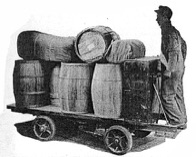 Vintage Baggage wagon