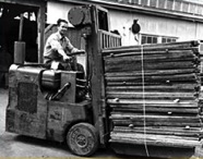 Vintage Forklift Image